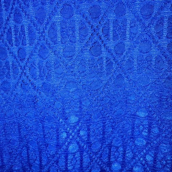 Charlotte Russe Royal Blue 3/4 Sleeve Dress - Picture 8 of 9